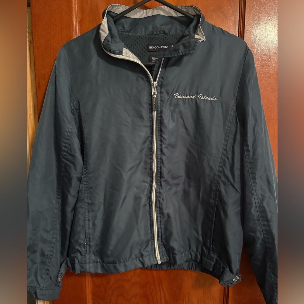 Beacon Point “Thousand Islands” Windbreaker– Vintage Nautical Vibes ⛵️⚓️